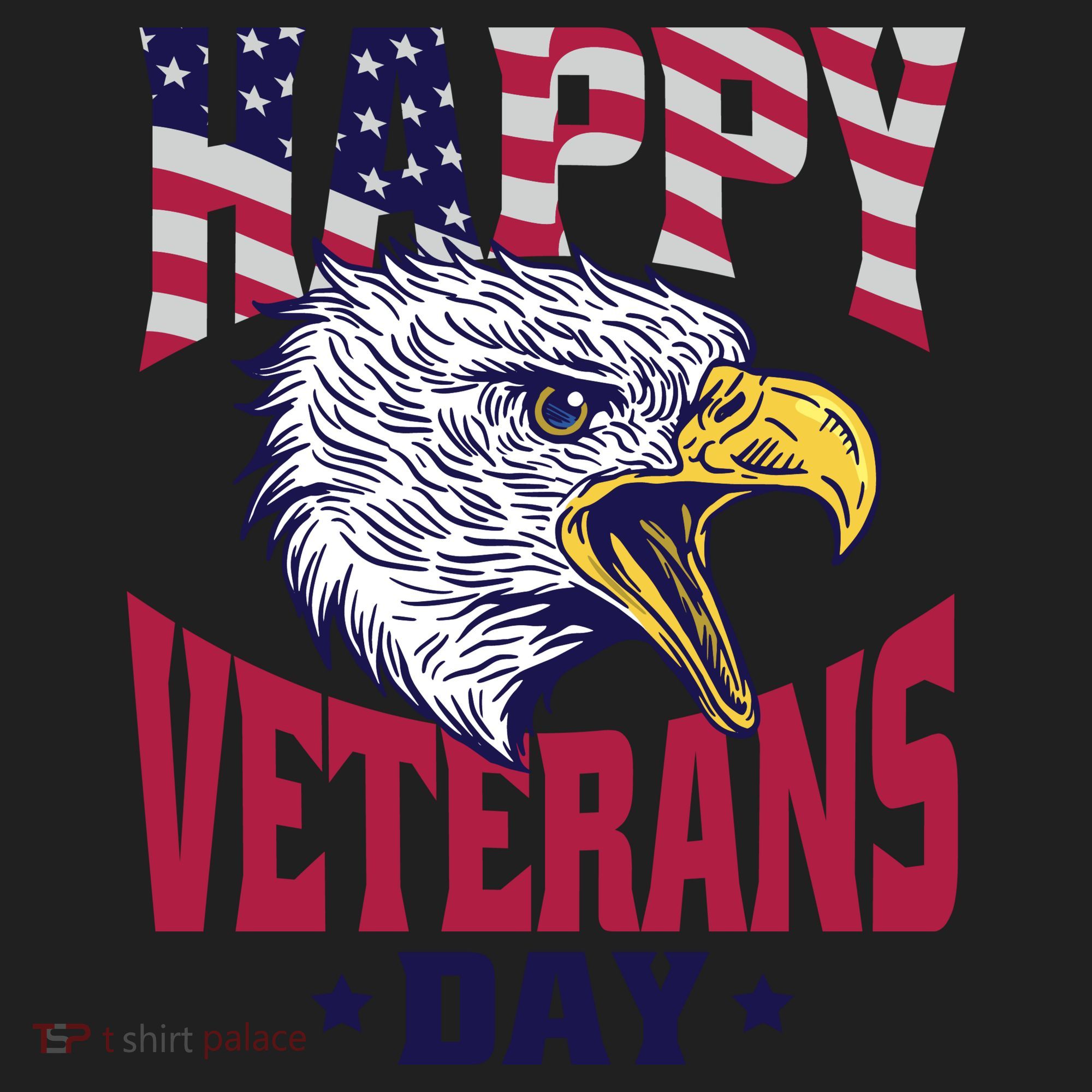 Happy Veterans Day Eagle Women's Sweatshirt