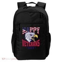 Happy Veterans Day Eagle Backpack thumb 0