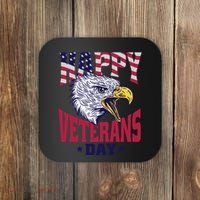 Happy Veterans Day Eagle Coaster thumb 0