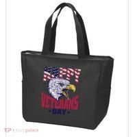 Happy Veterans Day Eagle Tote Bag thumb 3