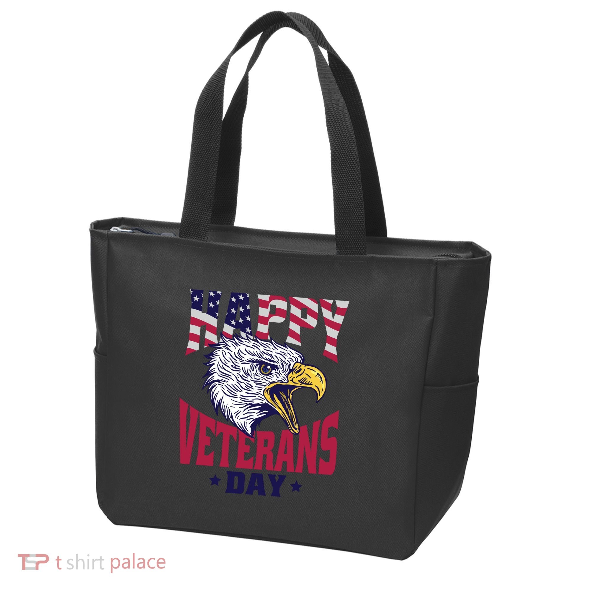 Happy Veterans Day Eagle Tote Bag