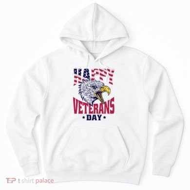 Happy Veterans Day Eagle Hoodie