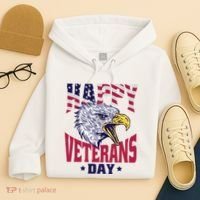 Happy Veterans Day Eagle Hoodie thumb 4