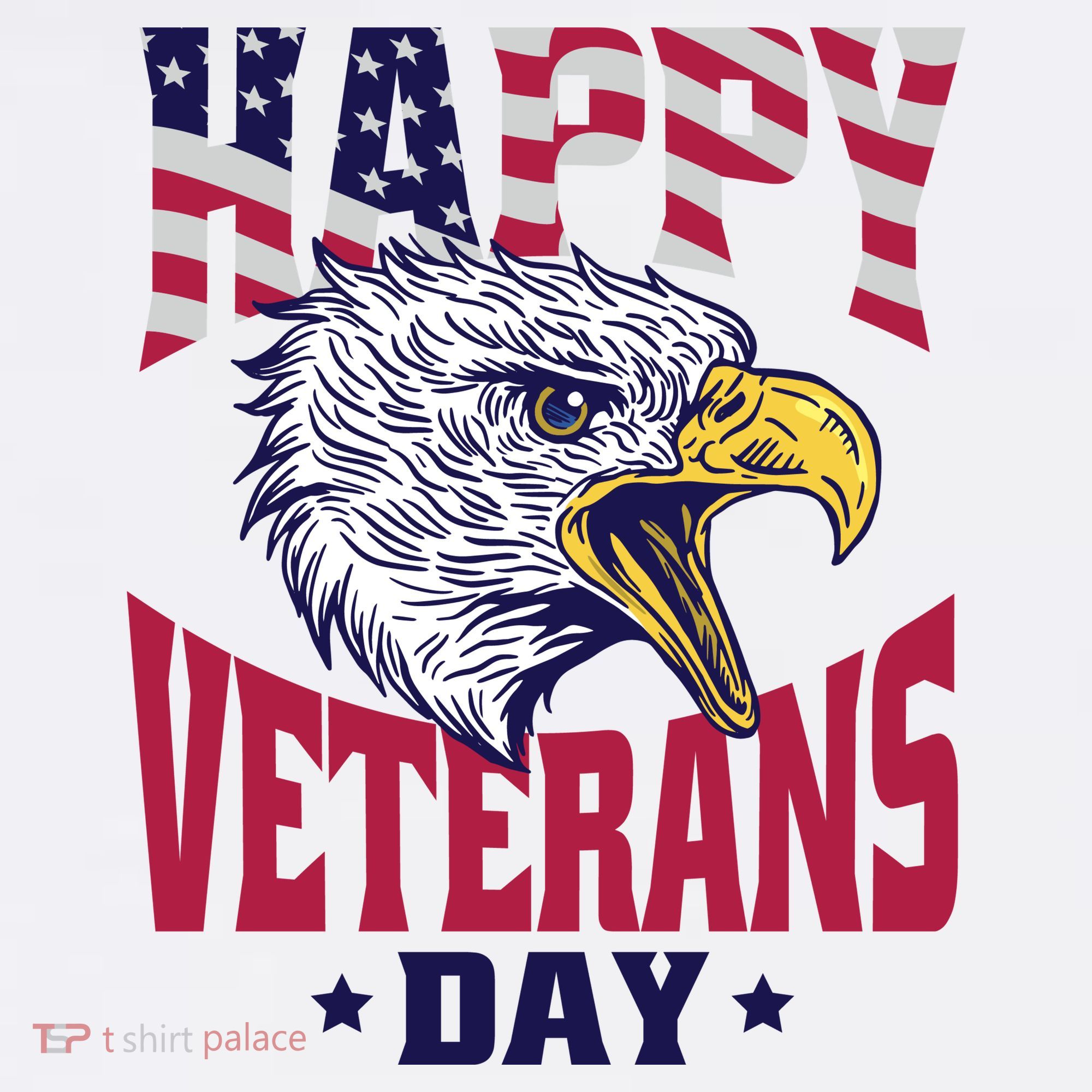 Happy Veterans Day Eagle Long Sleeve Shirt