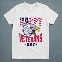 Happy Veterans Day Eagle T-Shirt thumb 5