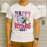 Happy Veterans Day Eagle T-Shirt thumb 6