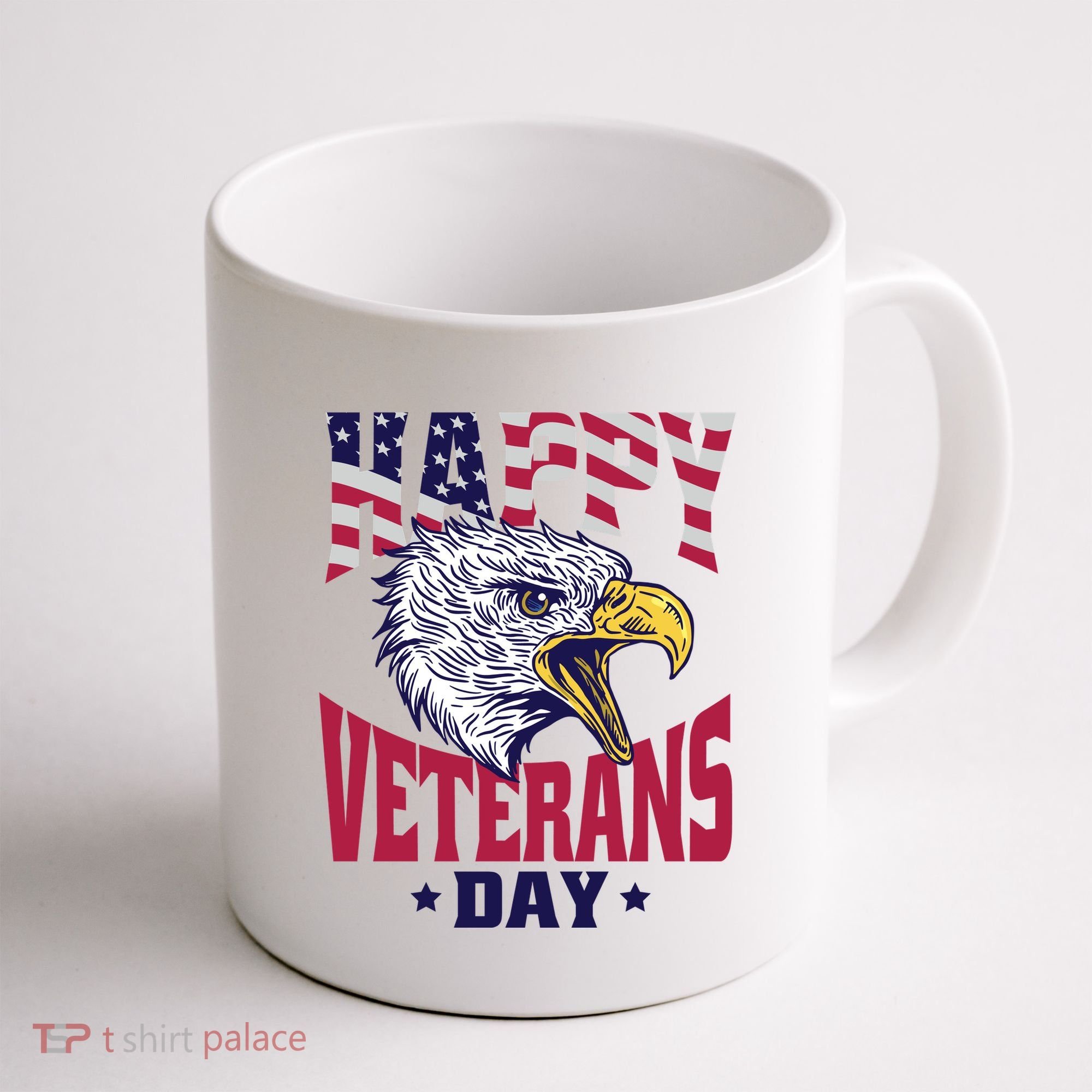 Happy Veterans Day Eagle Coffee Mug