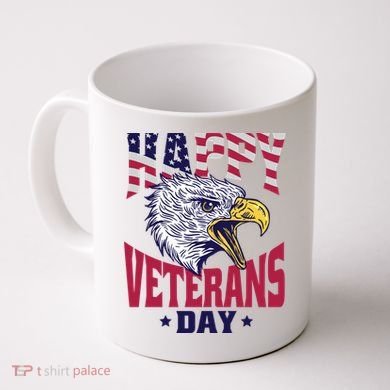 Happy Veterans Day Eagle Coffee Mug