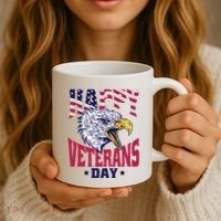 Happy Veterans Day Eagle Coffee Mug thumb 3