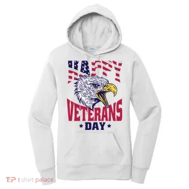 Happy Veterans Day Eagle Women's Hoodie