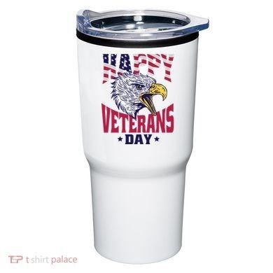 Happy Veterans Day Eagle Tumbler