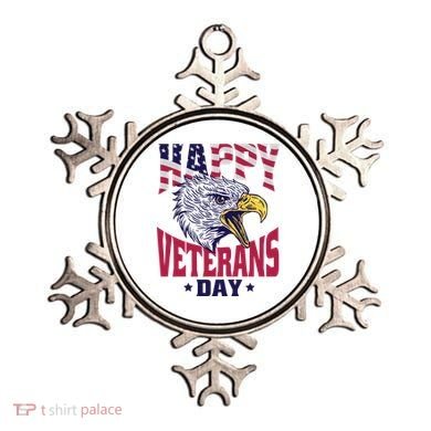 Happy Veterans Day Eagle Ornament
