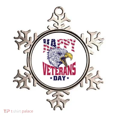 Happy Veterans Day Eagle Ornament