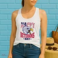 Happy Veterans Day Eagle Women's Tank Top thumb 2