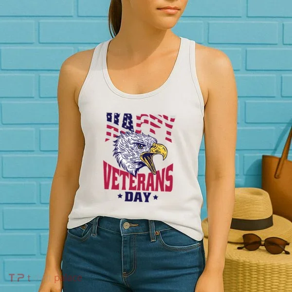 Happy Veterans Day Eagle Women's Tank Top