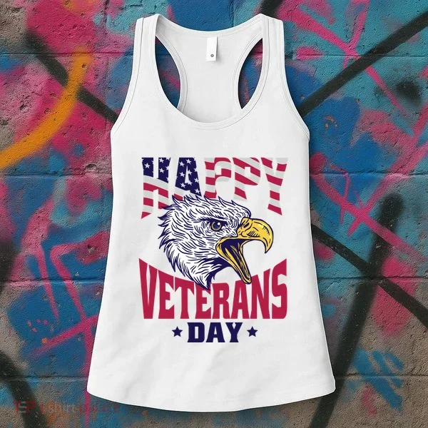 Happy Veterans Day Eagle Women's Tank Top