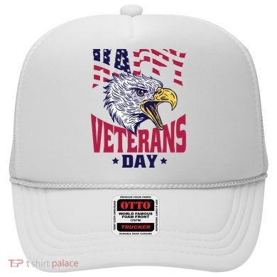 Happy Veterans Day Eagle Hat