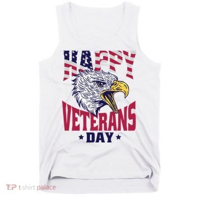 Happy Veterans Day Eagle Tank Top