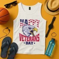 Happy Veterans Day Eagle Tank Top thumb 4
