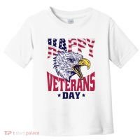 Happy Veterans Day Eagle Toddler T-Shirt thumb 0