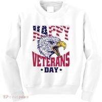 Happy Veterans Day Eagle Kids Sweatshirt thumb 0