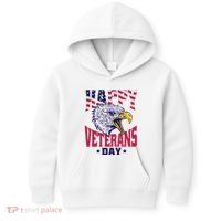 Happy Veterans Day Eagle Kids Hoodie thumb 0