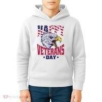 Happy Veterans Day Eagle Kids Hoodie thumb 4