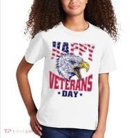 Happy Veterans Day Eagle Kids T-Shirt thumb 2