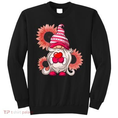 Happy Valentine's Day Gnome Sunflower Sweatshirt