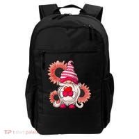 Happy Valentine's Day Gnome Sunflower Backpack thumb 0