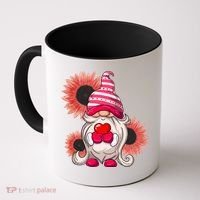 Happy Valentine's Day Gnome Sunflower Coffee Mug thumb 0