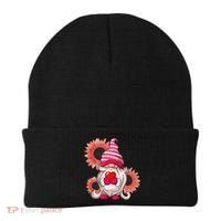 Happy Valentine's Day Gnome Sunflower Beanie thumb 0