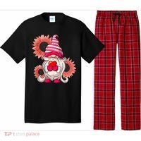 Happy Valentine's Day Gnome Sunflower Pajama Set thumb 0