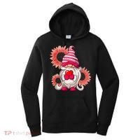 Happy Valentine's Day Gnome Sunflower Women's Hoodie thumb 0