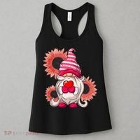 Happy Valentine's Day Gnome Sunflower Women's Tank Top thumb 3