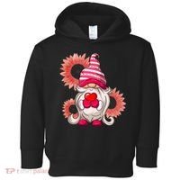 Happy Valentine's Day Gnome Sunflower Toddler Hoodie thumb 0