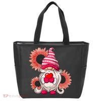 Happy Valentine's Day Gnome Sunflower Tote Bag thumb 0