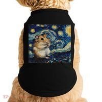 Hamster Van Gogh Style Starry Night Doggie Tank thumb 0