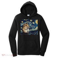 Hamster Van Gogh Style Starry Night Women's Hoodie thumb 0