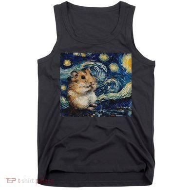 Hamster Van Gogh Style Starry Night Tank Top