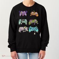 Halloween Video Gaming Controller Women's Sweatshirt thumb 0