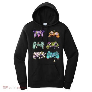 Halloween Video Gaming Controller Women's Hoodie