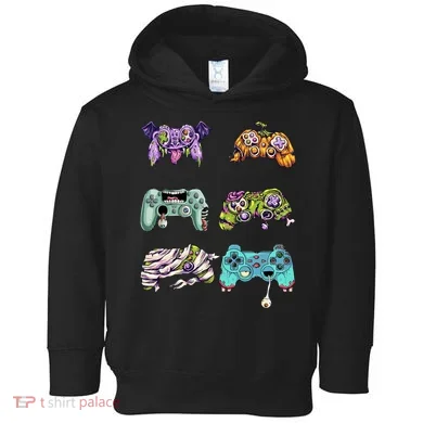 Halloween Video Gaming Controller Toddler Hoodie
