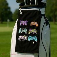 Halloween Video Gaming Controller Golf Towel thumb 2