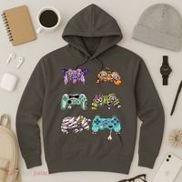 Halloween Video Gaming Controller Hoodie thumb 3