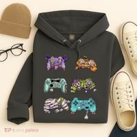 Halloween Video Gaming Controller Hoodie thumb 4
