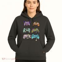 Halloween Video Gaming Controller Hoodie thumb 5