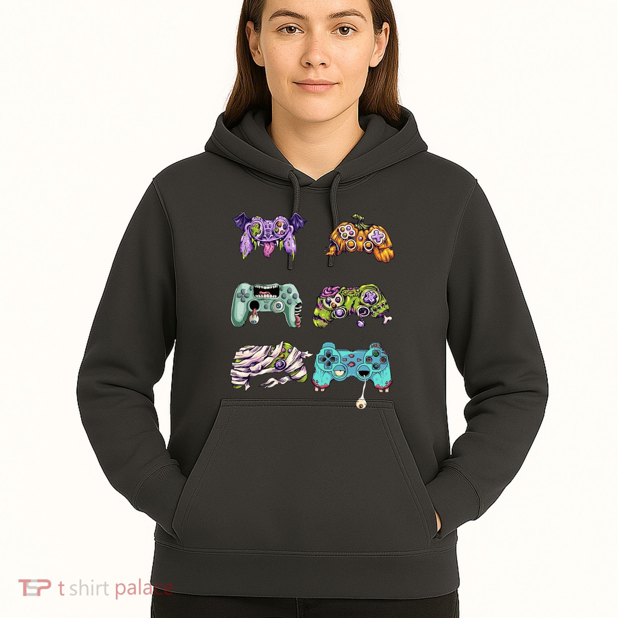 Halloween Video Gaming Controller Hoodie