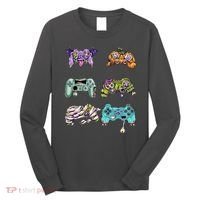 Halloween Video Gaming Controller Long Sleeve Shirt thumb 0