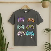 Halloween Video Gaming Controller T-Shirt thumb 2